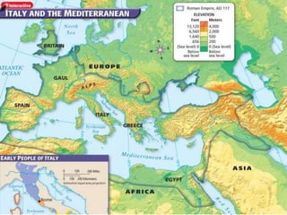 Rome Lesson 1 - Geography and Economics | PPT