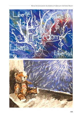 Manual de bune practici de predare și învățare prin intermediul Muzicii
109
 