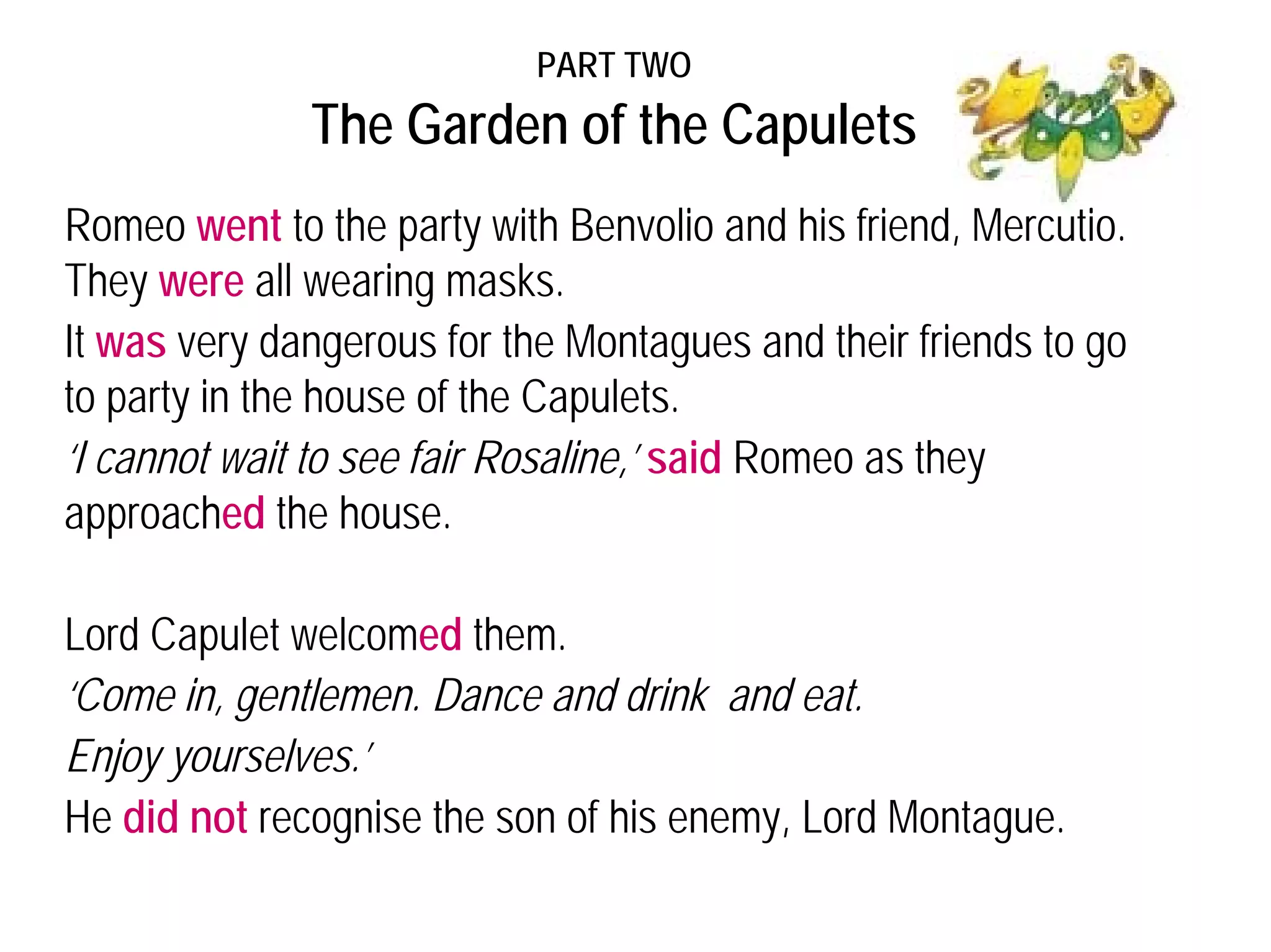 Tragedy Romeo and Juliet