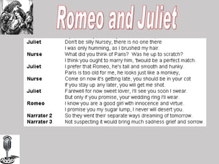 Romeo and Juliet 