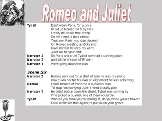 Romeo and Juliet 
