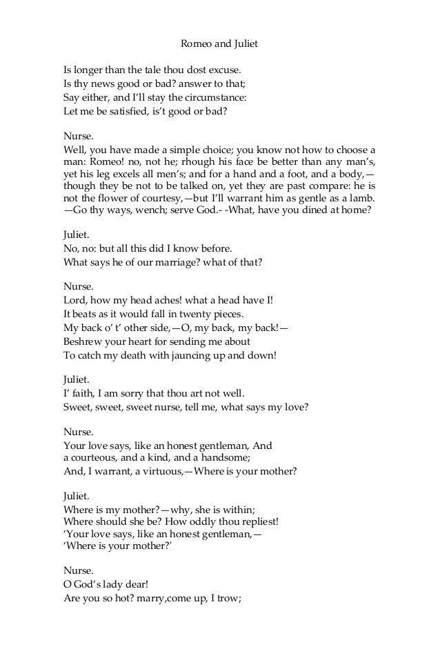 Romeo And Juliet William Shakespeare