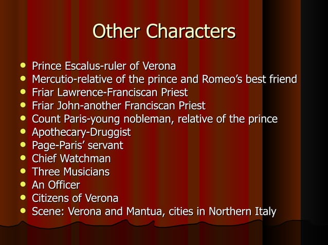 Romeo and juliet introduction powerpoint | PPT