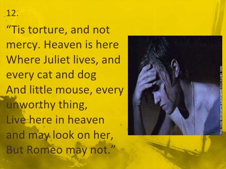 "Romeo and Juliet" Quote Review "Romeo and Juliet" Quote Review