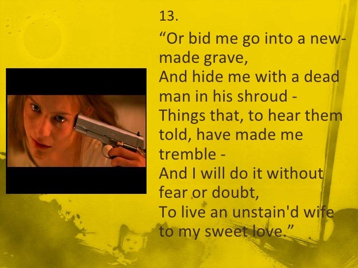 "Romeo and Juliet" Quote Review