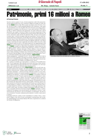 Lettori: n.d.                                  17-APR-2012

Diffusione: n.d.   Dir. Resp.: Antonio Sasso   da pag. 6




                                                             2
 