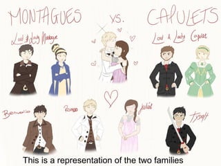 This is a representation of the two families
 