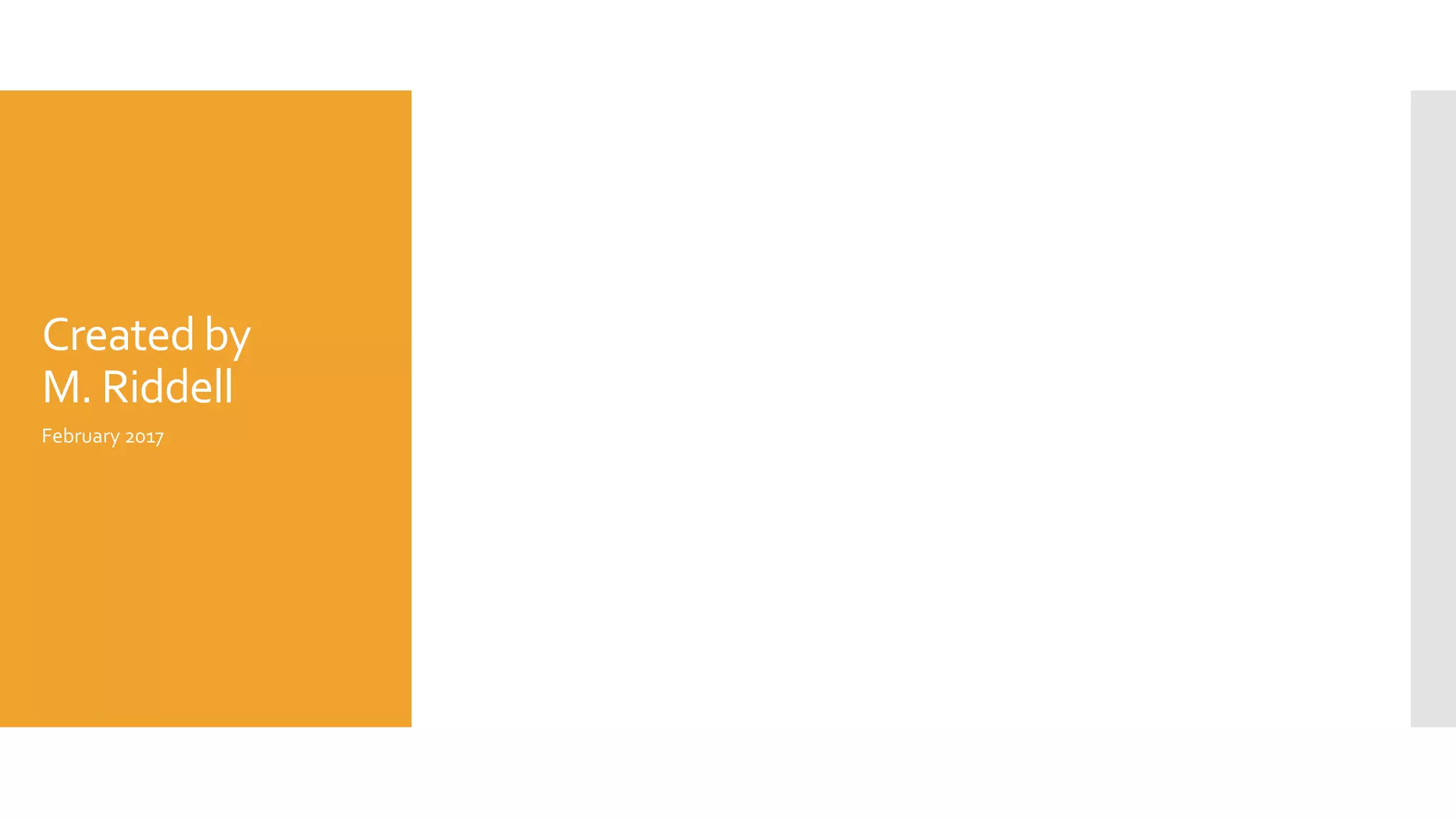 Created by
M. Riddell
February 2017