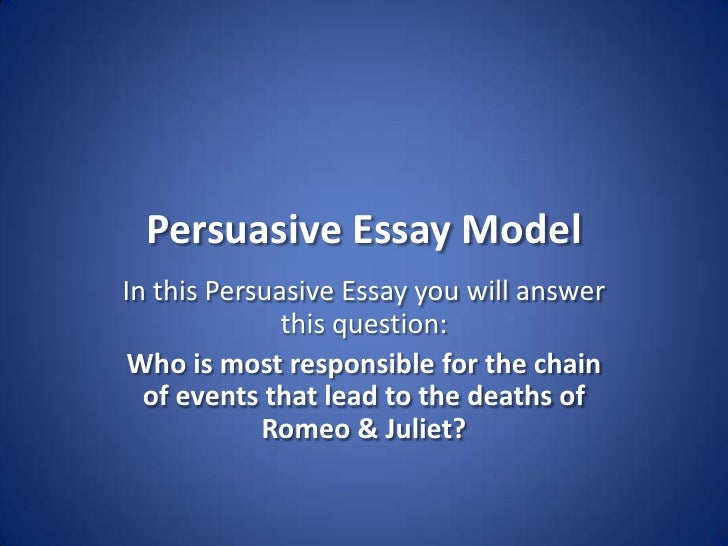 romeo and juliet essay questions and answers