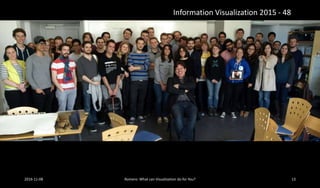 Information Visualization 2015 - 48
13Romero: What can Visualization do for You?2016-11-08
 