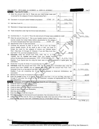 Mit Romney 1040 tax return 2011