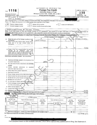 Mit Romney 1040 tax return 2011