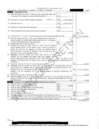 Mit Romney 1040 tax return 2011