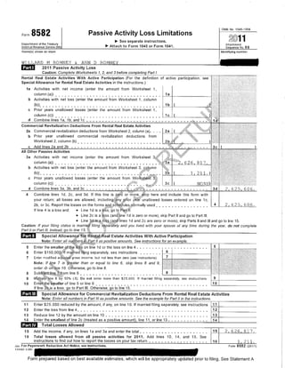 Mit Romney 1040 tax return 2011
