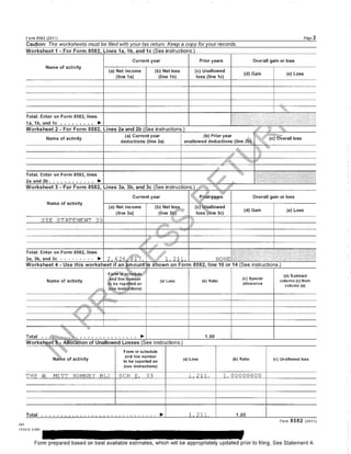 Mit Romney 1040 tax return 2011
