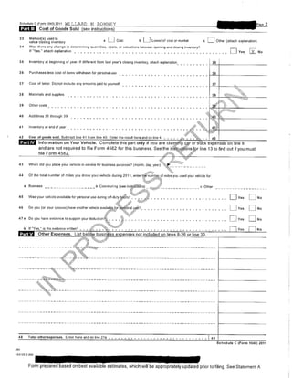 Mit Romney 1040 tax return 2011