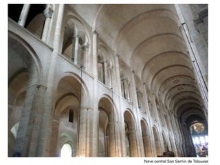 Nave central San Sernín de Tolousse
 