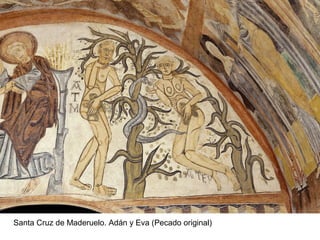 Santa Cruz de Maderuelo. Adán y Eva (Pecado original)
 