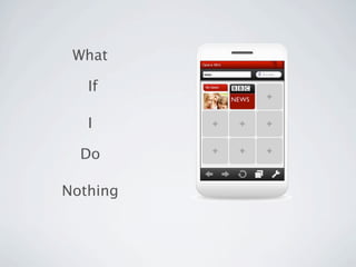 What

   If

   I

  Do

Nothing
 