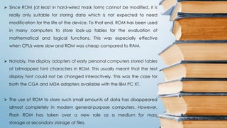 Rom (read only memory) | PDF