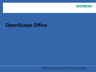 OpenScape Office 