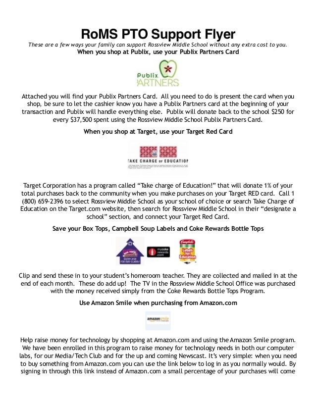 roms pto support flyer 1 638 jpg cb 1443749901 amazon smile program flyer