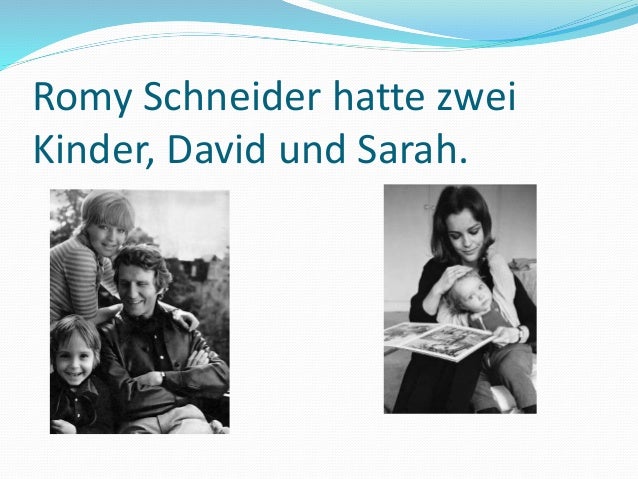 Romy Schneider Kinder Romy Schneider Kinder