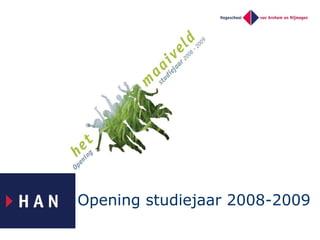 Opening studiejaar 2008-2009 
