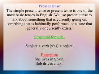 Tenses | PDF