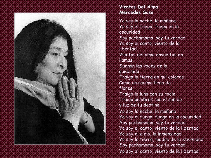 Resultado de imagen para MERCEDES SOSA
