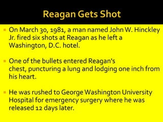 Reagan Gets Re-marriedReagan met Nancy Davis, an unknown actress, at a dinner party in 1949. The two were married on March 4, 1952. The Reagans appeared together in the war movie “Hell Cats of the Navy” in 1957.