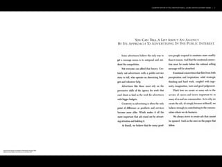 A QUARTER CENTURY OF PSAs CREATED BY BOZELL, JACOBS, KENYON & ECKHARDT (BJK&E) | 3
 