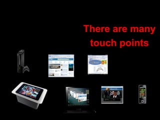 There are many
 touch points
 