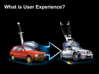What is User Experience?
 