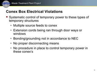 Electrical Lessons learned | PDF