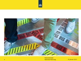 Rijkswaterstaat
4   Nationale Reisvraag   25 januari 2013
 