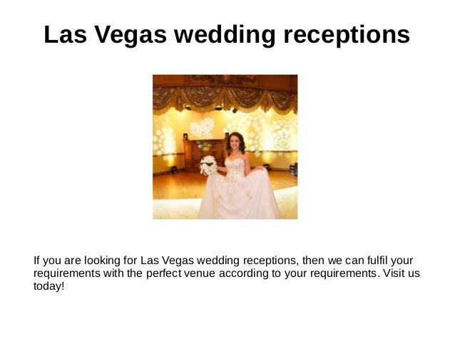 Cheap Wedding Reception In Las Vegas