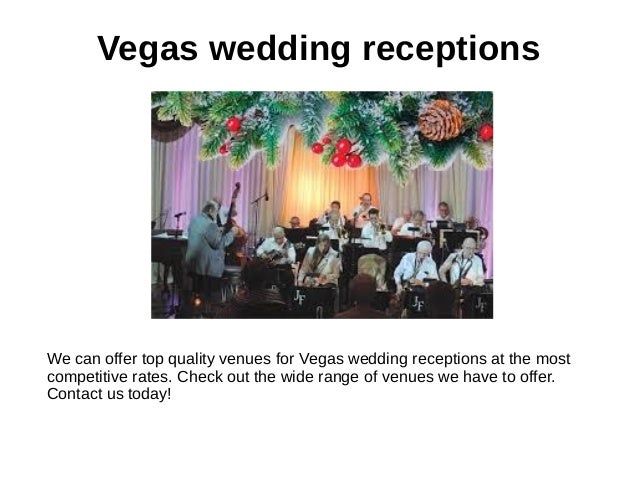 Cheap Wedding Reception In Las Vegas