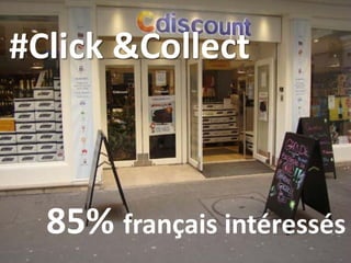 #Click &Collect
85% français intéressés
 