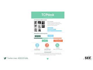 Twitter mee: #SEE2016NL
 