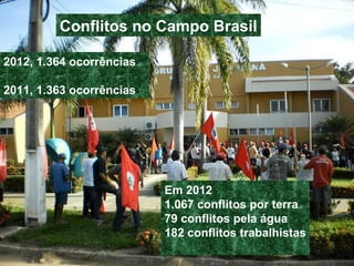 48% do total dos conflitos no campo
ocorreram na Amazônia Legal
OCUPAÇÃO CANAÃ
ARIQUEMES
 