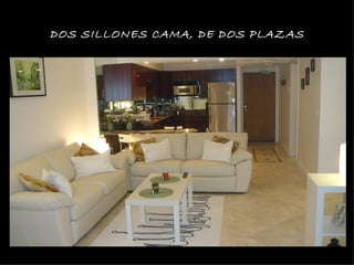 DOS SILLONES CAMA, DE DOS PLAZAS
 