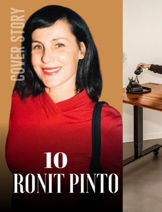 COVER
sTORY
10
RONITPINTO
 