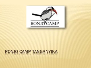 RONJO CAMP TANGANYIKA 
 