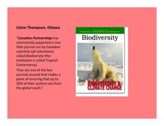 Eulogy for Chusa Ginés, CIAT Cali, May 12, 2010