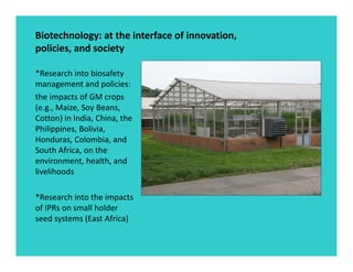 Eulogy for Chusa Ginés, CIAT Cali, May 12, 2010