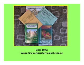 Eulogy for Chusa Ginés, CIAT Cali, May 12, 2010