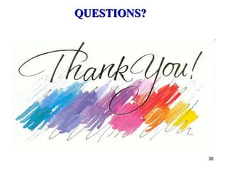 QUESTIONS?
38
 