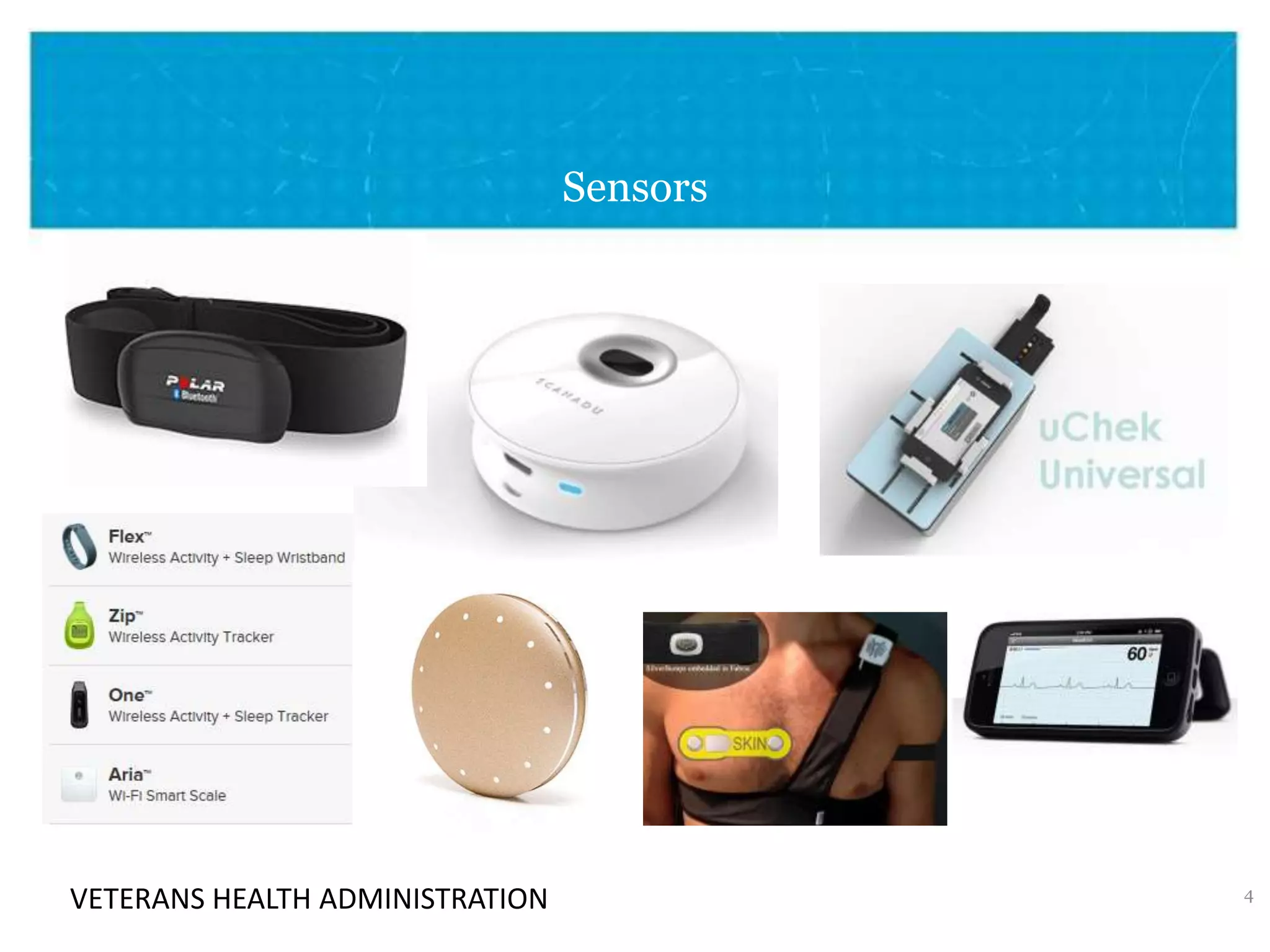 VETERANS HEALTH ADMINISTRATION
Sensors
4