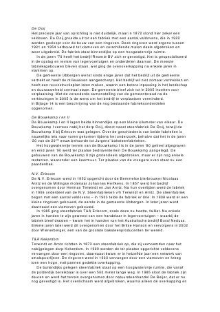 Jaartal   Klaverland      Kekerdom    Erlecom          Bouwkamp I en II       De Ooij          Groenlanden            Den Alver Vlietberg

2000                                                   Eerste aanvraag voor
                                                       bouw van industrie-
                                                       terrein De Bouwkamp

02-2002                               Terca Baksteen
                                      Erlecom

2004                                                                                           Restauratie veldoven

2005                                                                          Restauratie
                                                                              schoorsteen

Heden     Ruïneuze oven   De Beijer   Terca Baksteen   Industrieterrein en    Reomie BV,       Terrein van Staats-    Bijna niets Steenhandel Van Wijk-Deko.
                                      Erlecom          manege                 schoorsteen is   bosbeheer. Veld-       meer van Alleen schoorsteen en
                                                                              monument         oven en onder-         over        bazenwoning zijn over, plannen
                                                                                               grondse ringoven                   voor sloop en natuuraanleg
 